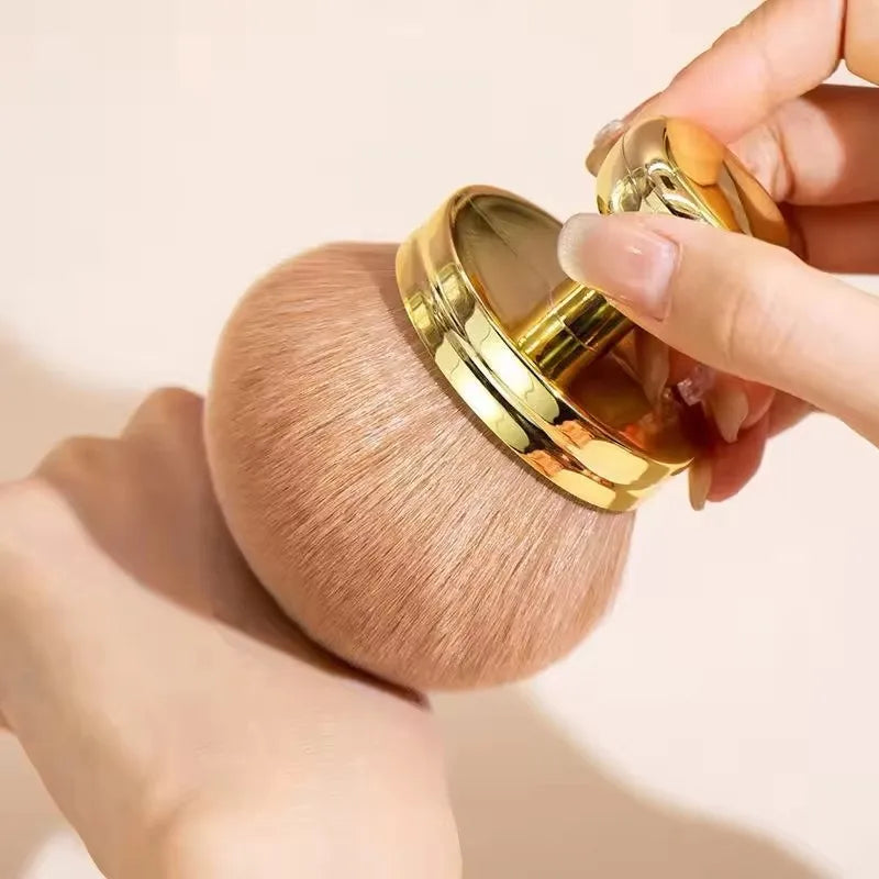 Mushroom Head Blush & Powder Makeup Brush – Soft Fiber Makeup Brush Qme