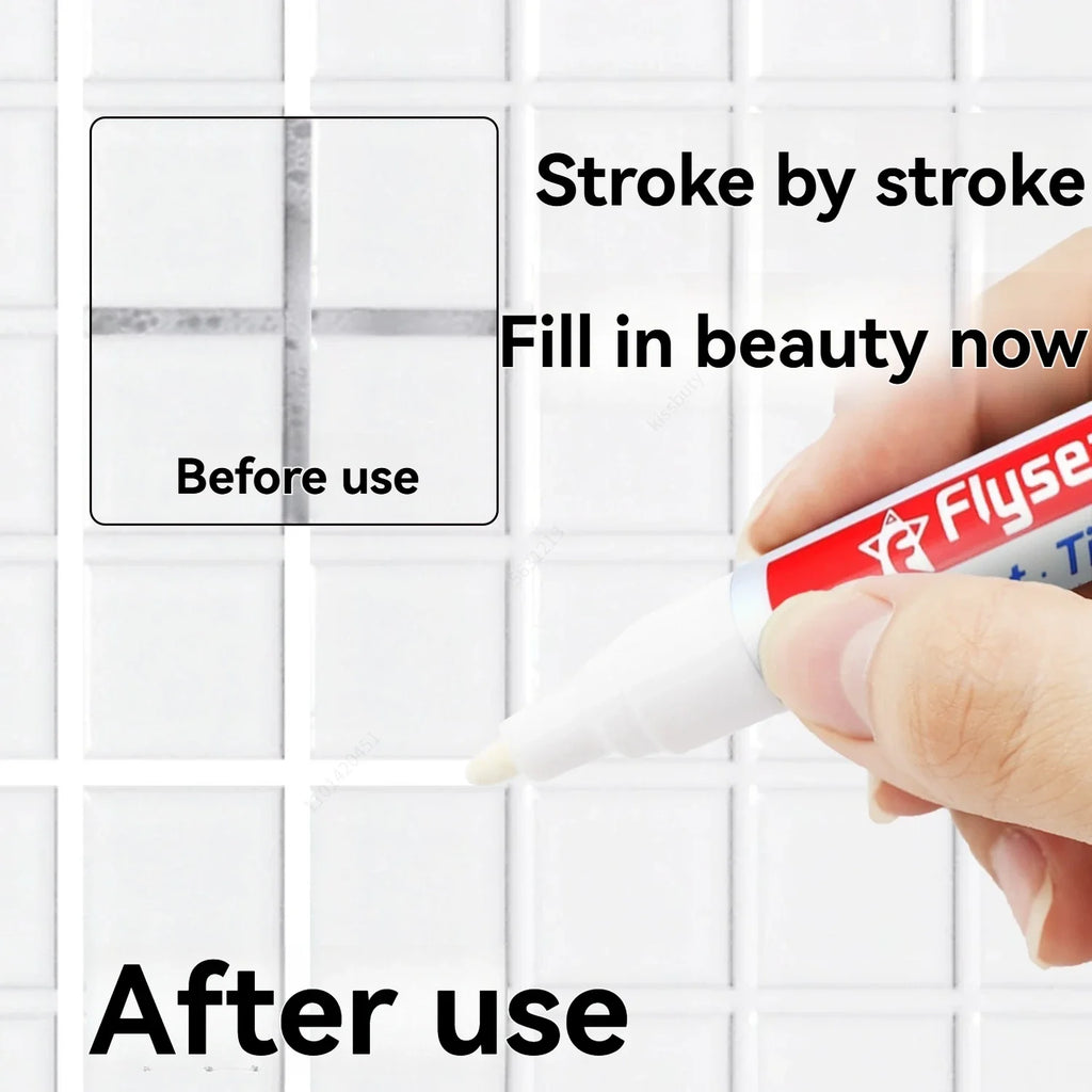 Waterproof Grout Pen Tile Marker – 10 Pack, 18 Colours Grout Repair Pen Qme