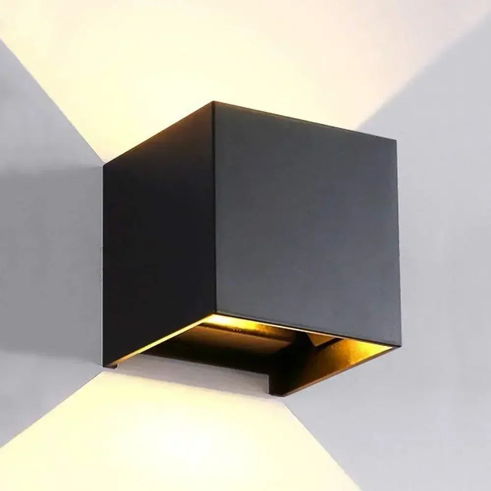 Modern Waterproof LED Wall Lamp – Indoor & Outdoor Sconce 12W LED Wall Sconce Qme