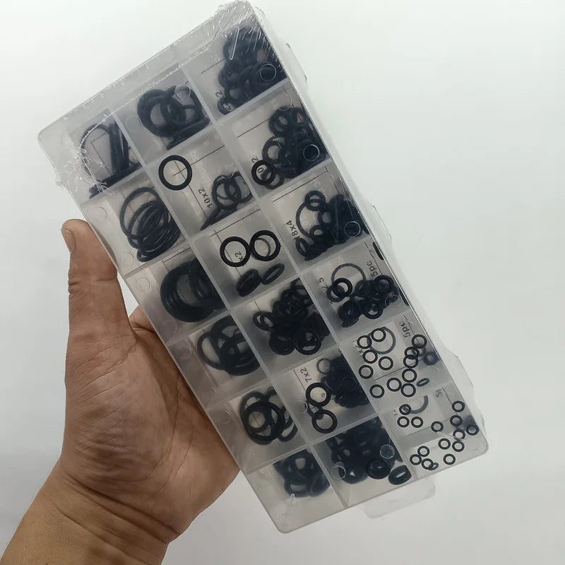 Nitrile Rubber O-Ring Kit – Multi-Size High-Pressure Seal Set O-Ring Seal Kit Qst