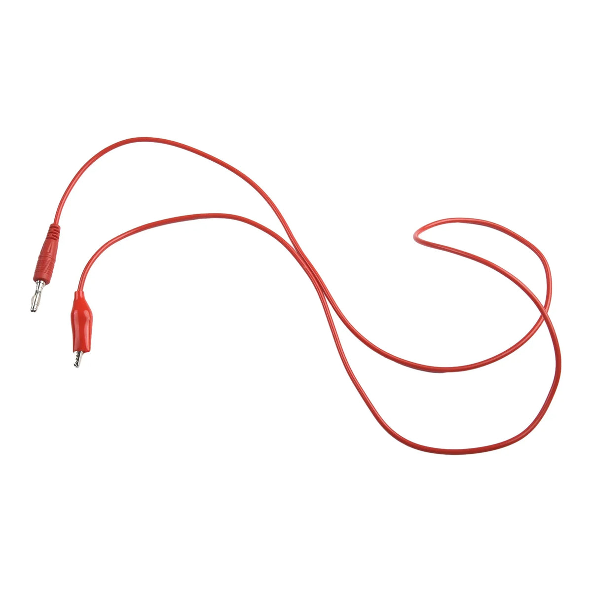 Multimeter Test Leads Banana Plug & Crocodile Clamps | Red & Black Multimeter Test Leads Qme