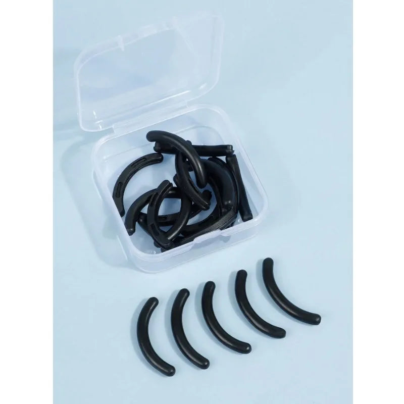 Eyelash Curler Silicone Replacement Pads & Clear Storage Box Eyelash Curler Accessory Qme