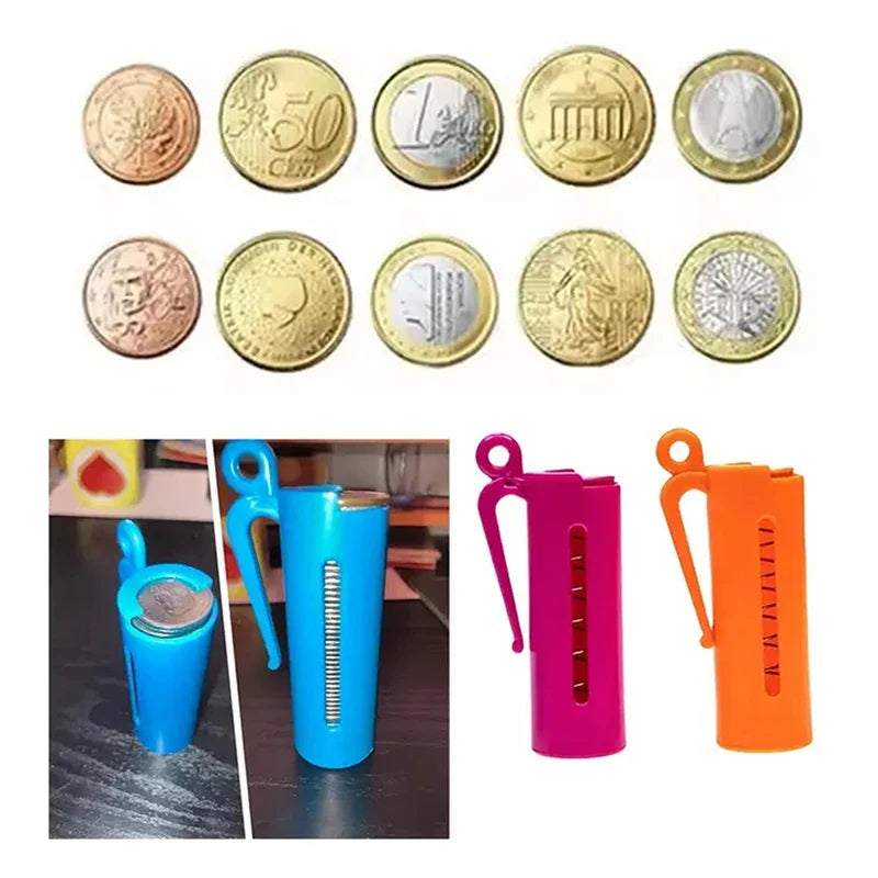 Keychain Coin Purse Portable Savings Bank | Holiday Gift Keychain Coin Purse Qme