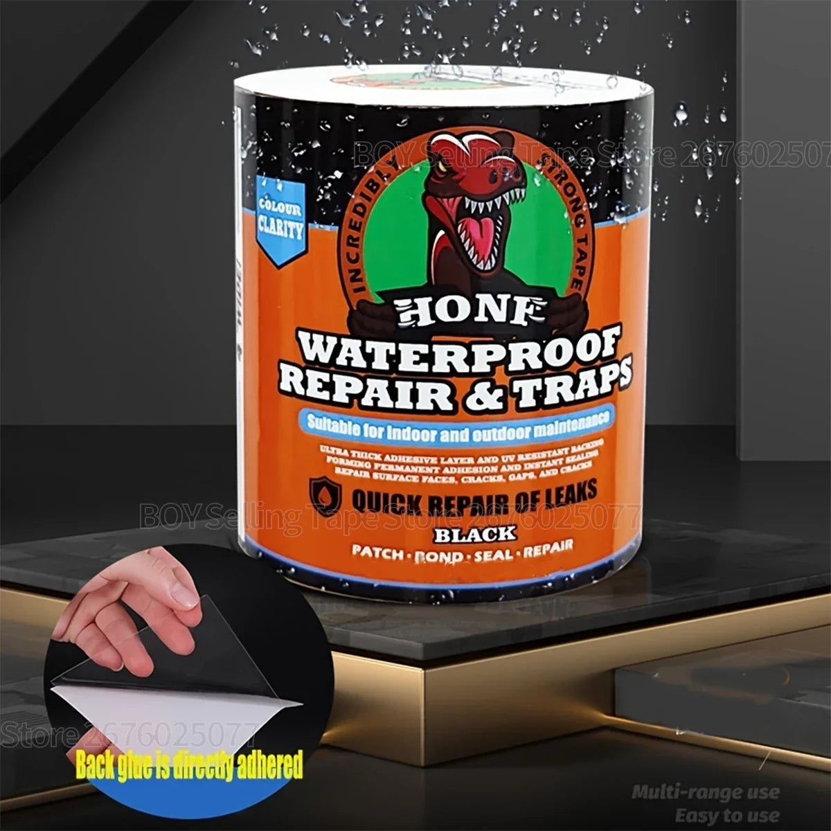 Waterproof Leak Sealing Tape – Self-Adhesive Pipe Repair Waterproof Repair Tape Qme