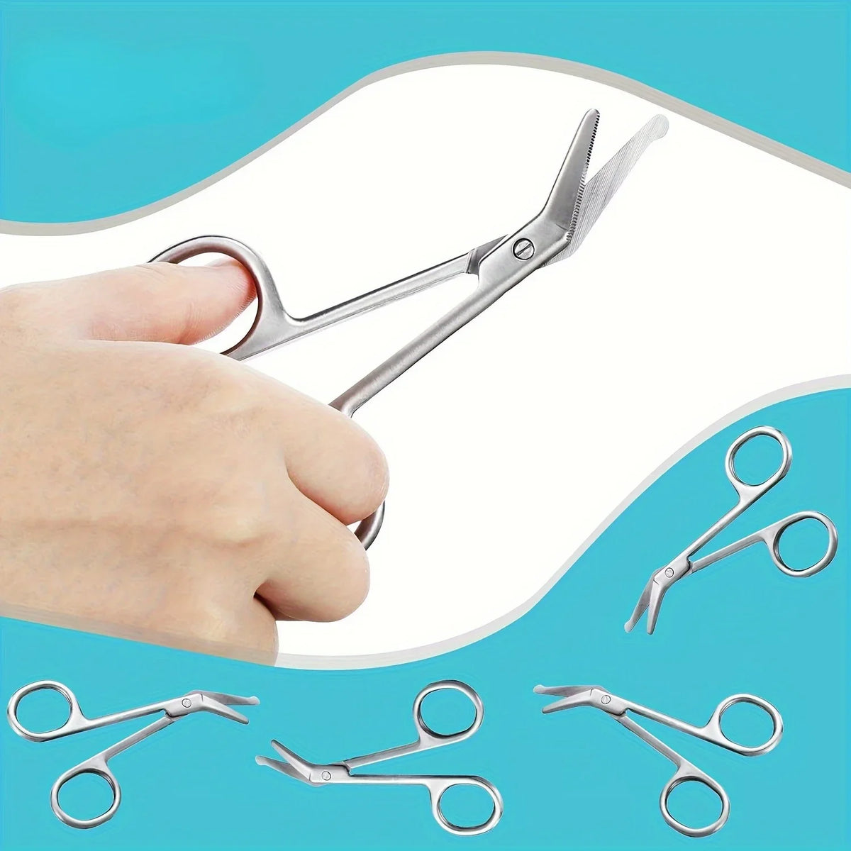 Mini Stainless Steel Bandage Scissors – Compact & Portable Bandage Scissors Qme
