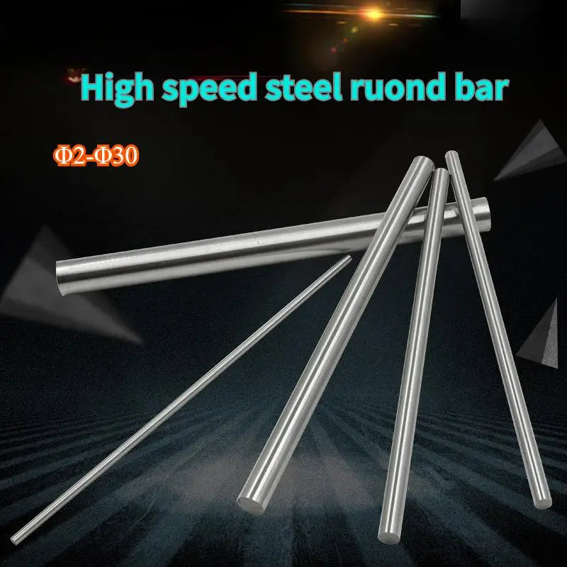 HSS Round Rod Bar 2–5mm | Linear Spindle Shaft Drilling Tool HSS Round Rod Bar Qst