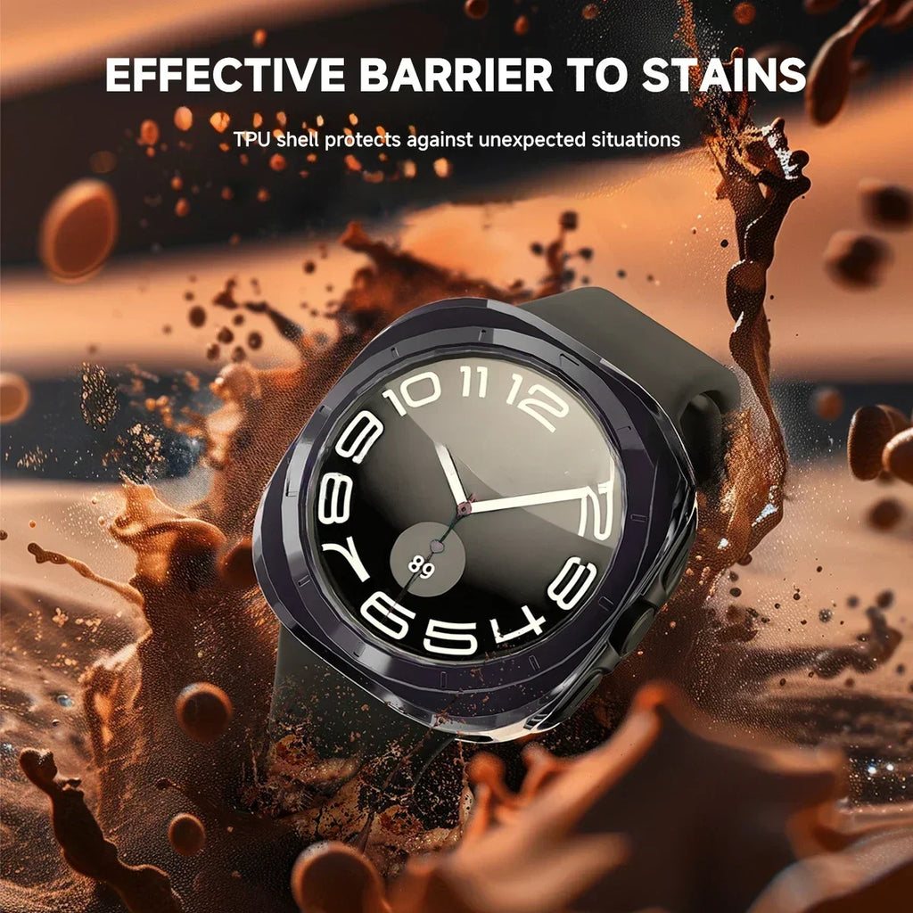 Samsung Galaxy Watch 7 Ultra 47mm Waterproof Hard Bumper Case Smartwatch Bumper Case Qme