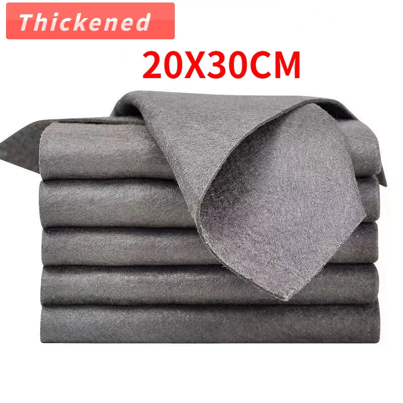 Thickened Magic Cleaning Cloth – Streak-Free Glass Wipe Reusable Cleaning Cloth Qme 20X30CM 1Pcs