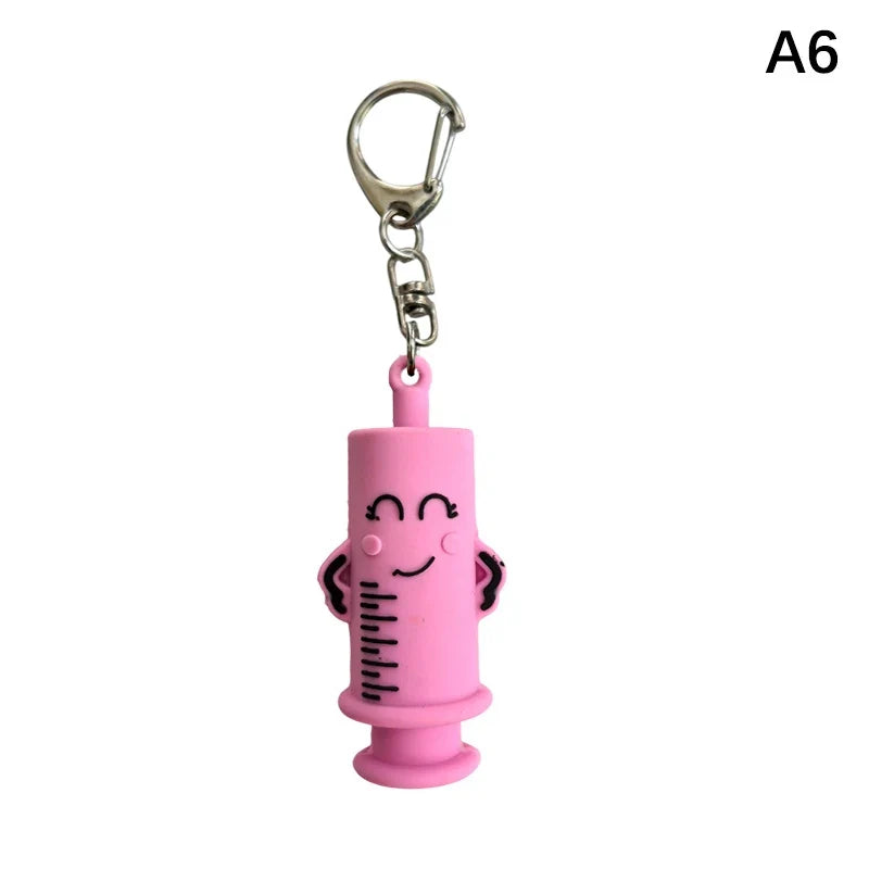Syringe-Shaped Ampoule Bottle Opener Keychain Cutter Tool Ampoule Bottle Opener Qme A6