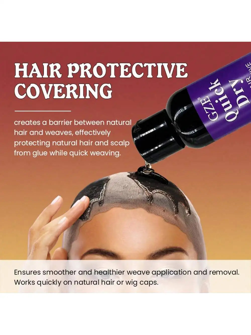 GZE Weave Glue Liquid Shield Leave-In Hair Protector Conditioner Leave-In Hair Conditioner Qme