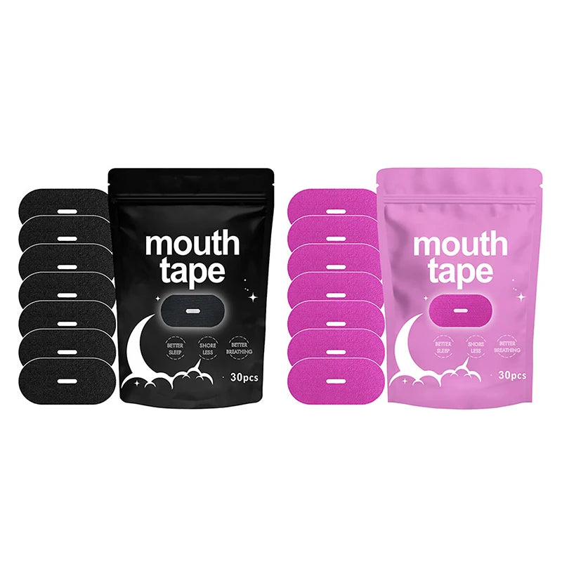Anti-Snoring Mouth Tape – Nose Breathing Sleep Strips 30Pcs Anti-Snoring Sleep Tape Qst
