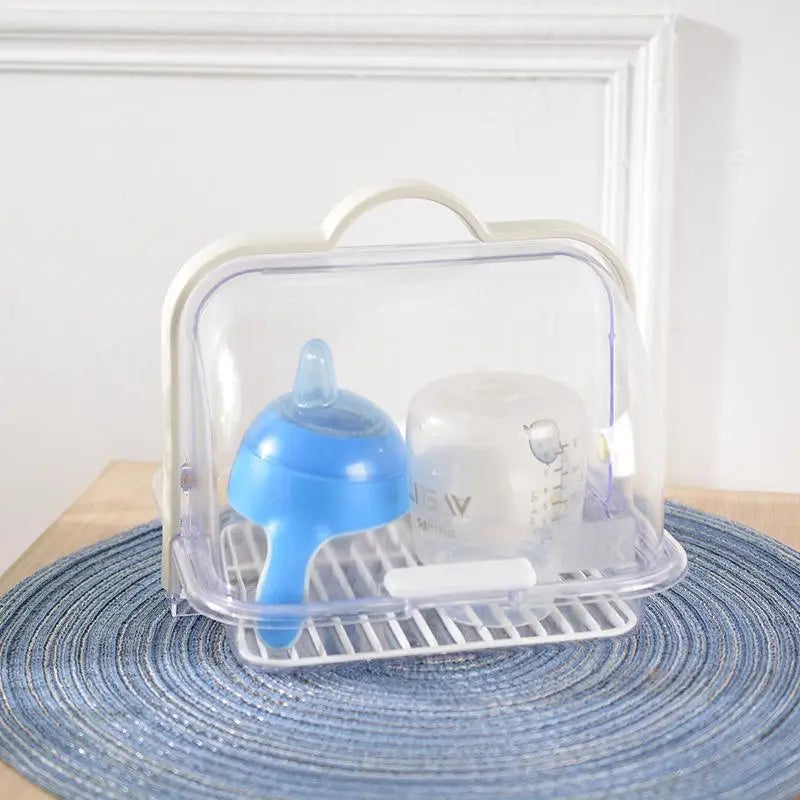 Portable Bread & Cake Storage Box with Transparent Lid Food Storage Container Qme