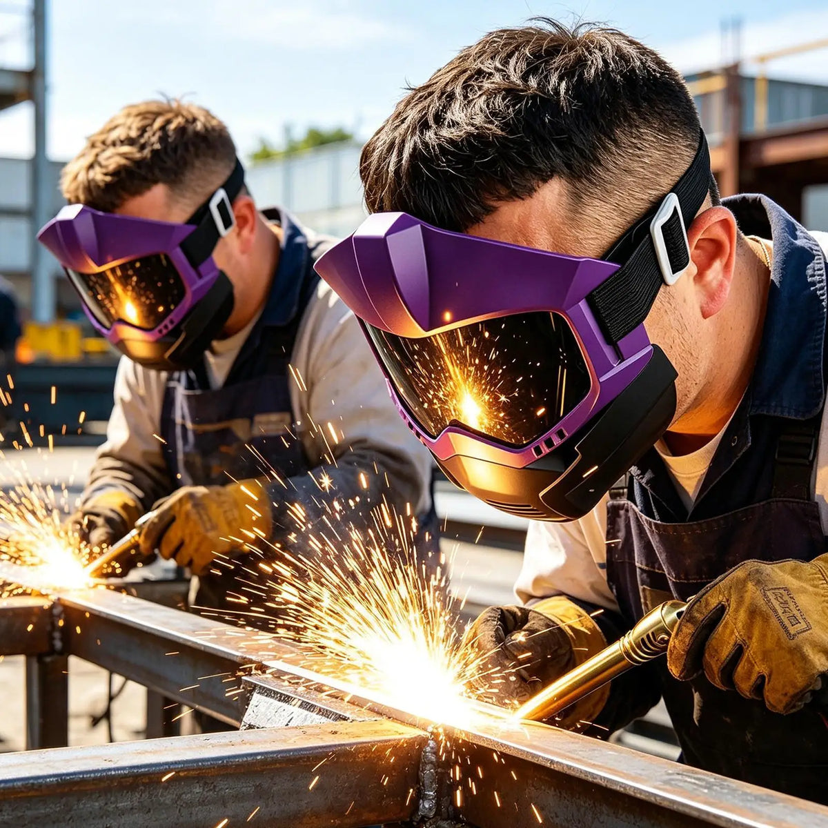 Auto Darkening Welding Face Shield – Adjustable & Detachable Welding Face Shield Qme