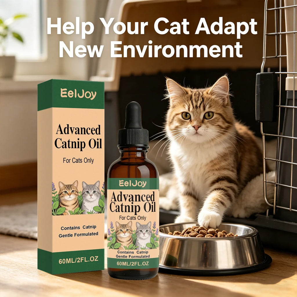 Peppermint Oil Calming Drops for Cats – Soothing Behavior Aid Cat Calming Drops Qme Default Title