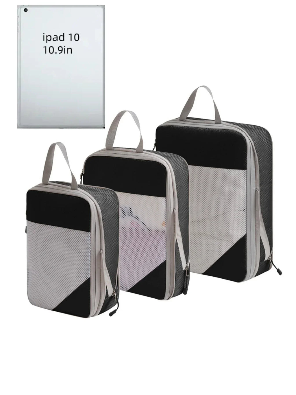 Travel Compression Bags – Lightweight Clothing Organizer Set Travel Packing Organizer Qme