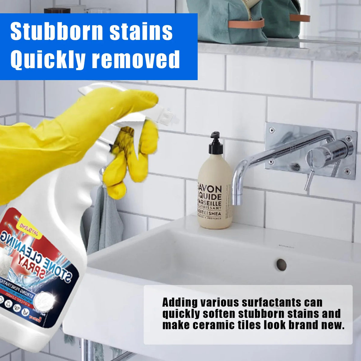 Nano Crystal Stone & Tile Coating Cleaner | Qme Stone & Tile Cleaner Qme