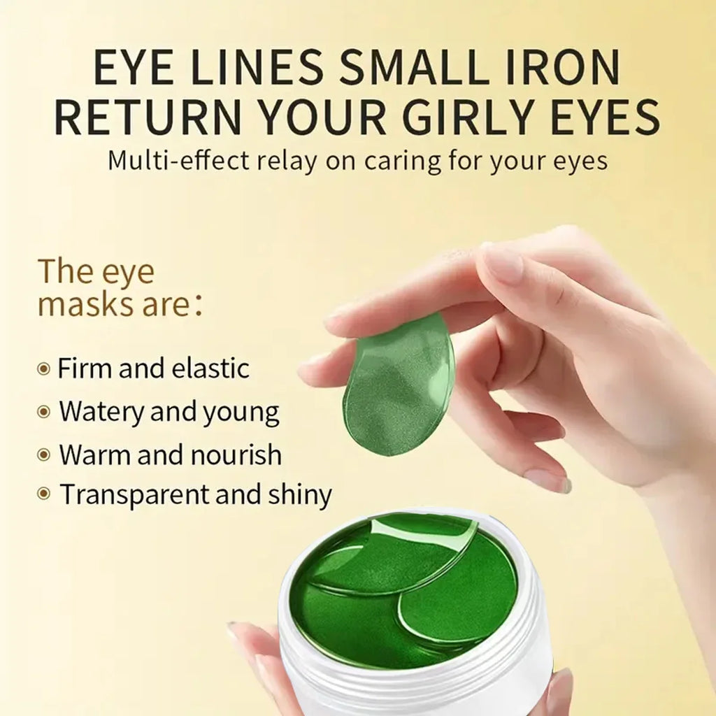 Seaweed Hyaluronic Acid Collagen Eye Patches – 60 Pcs Collagen Eye Patches Qme