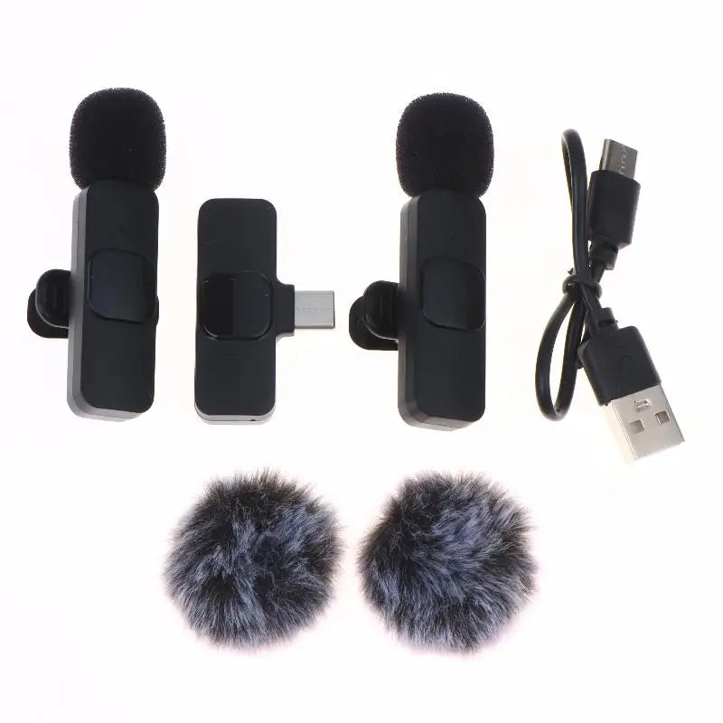 K9 Wireless Lavalier Microphone – Clear Audio for Video Recording Wireless Lavalier Mic Qme B
