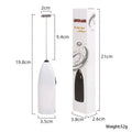 Portable Electric Handheld Egg Whisk – Ergonomic Handle Electric Handheld Whisk Qme Black
