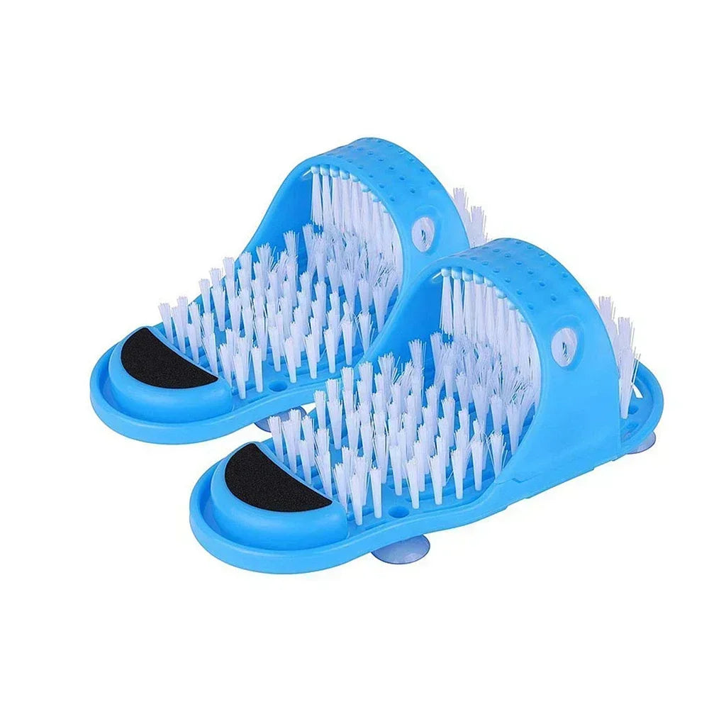 Shower Foot Scrubber Massager & Exfoliating Bath Brush Foot Scrubber Brush Qme