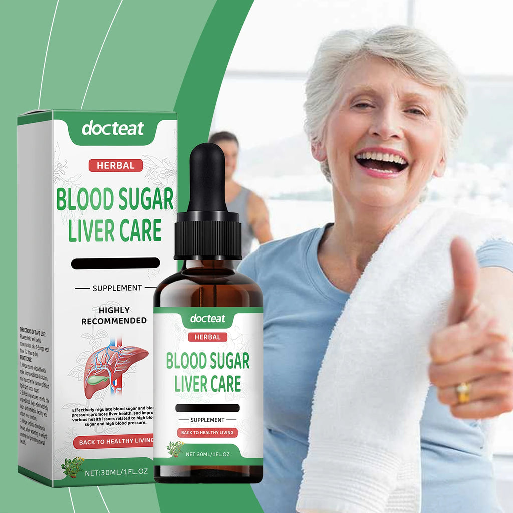 Docteat Sugar Liver Care Supplement – Natural Herbal Formula Herbal Supplement Qst