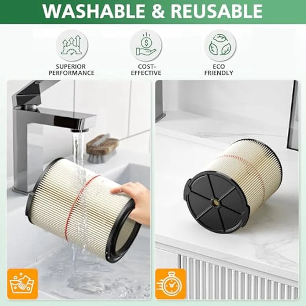 B15C Filter for CMXEVBE17590 Wet Dry Shop Vac – Part 9-38754 Vacuum Replacement Filter Qst