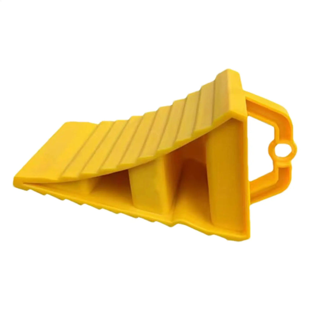 Anti-Slip Wheel Chock for Trucks, Cars, RVs | Heavy-Duty ABS Wheel Chock Qme