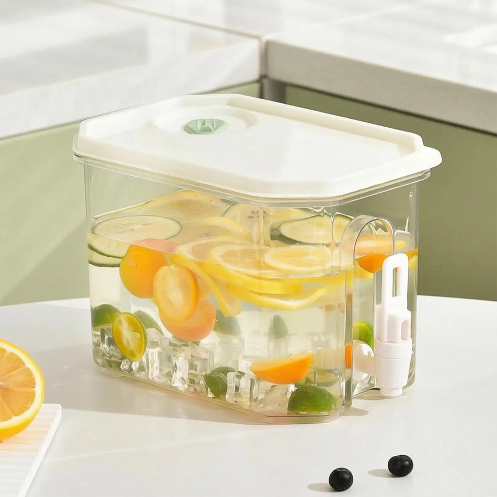 3.5L Leakproof Beverage Dispenser with Spout | Cold Brew & Juice Beverage Dispenser Qme