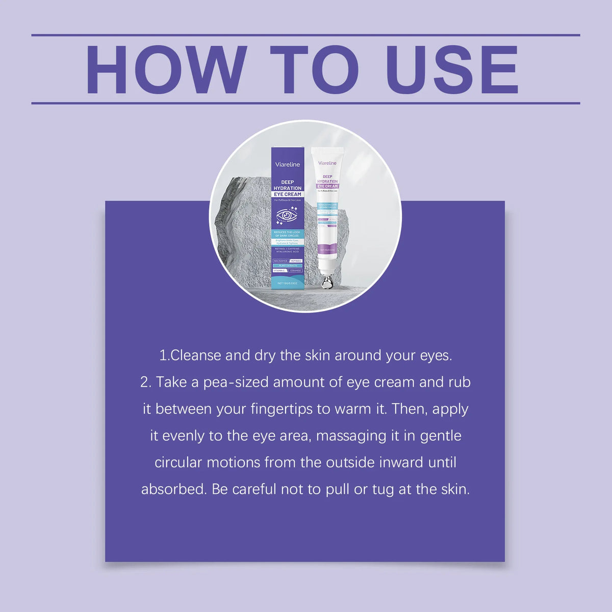 VIARELINE Eye Cream – Firming, Brightening & Smoothing Eye Cream Qst