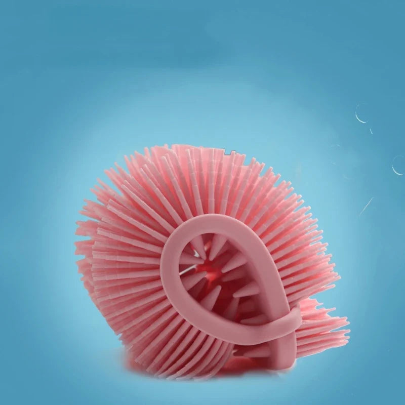 Double-Sided Silicone Shower Brush – Exfoliating Body Scrubber Silicone Body Brush Qme