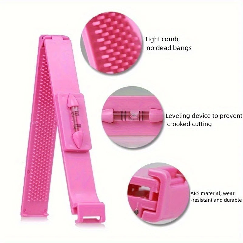 DIY Hair Cutting Kit – Thinning Scissors, Bangs Clip & Comb Hair Cutting Set Qme
