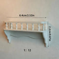 1:12 Dollhouse Wall Mounted Storage Rack Miniature Decor Dollhouse Accessory Qme A1