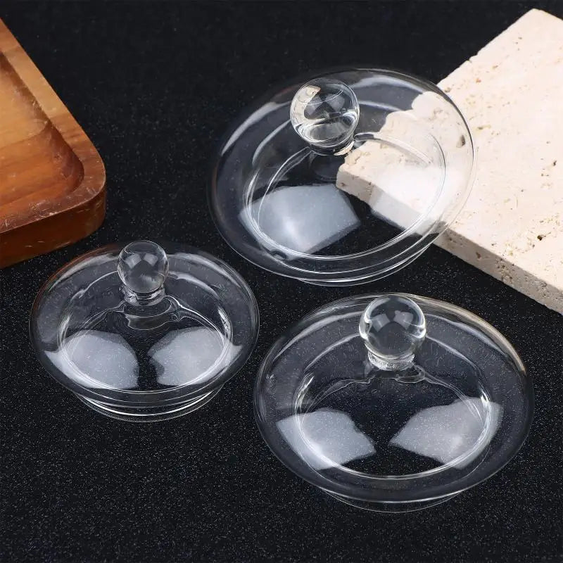 Stainless Steel Teapot Lid with Glass Cover & Filter Strainer Teapot Replacement Lid Qme