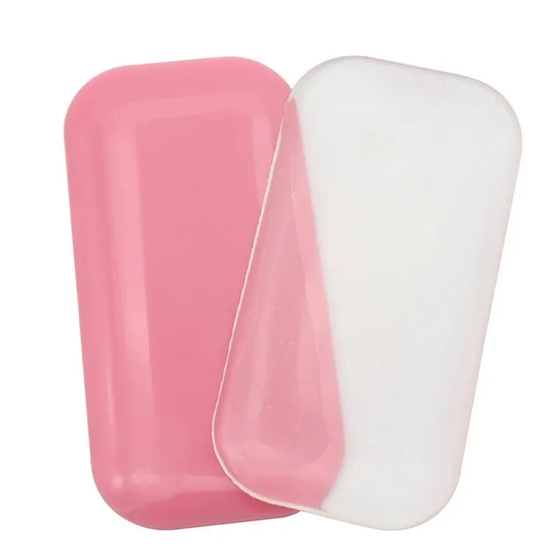 Silicone Eyelash Extension Forehead Sticker Pad | Pink & Clear Eyelash Extension Tool Qme