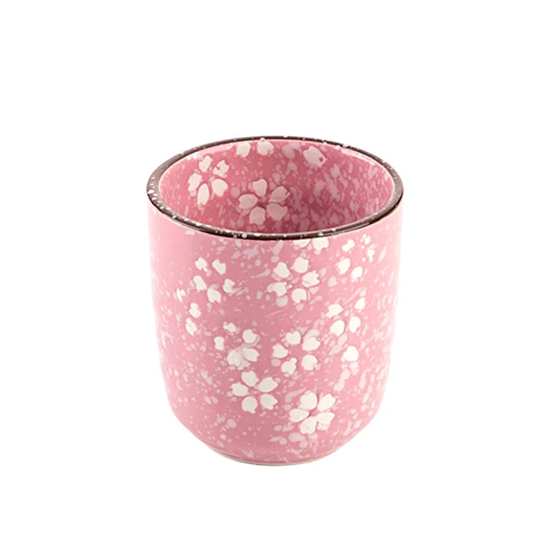 Kung Fu Ceramic Tea Cup – Japanese Underglaze Porcelain Ceramic Tea Cup Qst 0 Pink