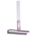 Multidirectional Spray Window Squeegee & Wiper – 3-in-1 Window Squeegee Wiper Qme Pink