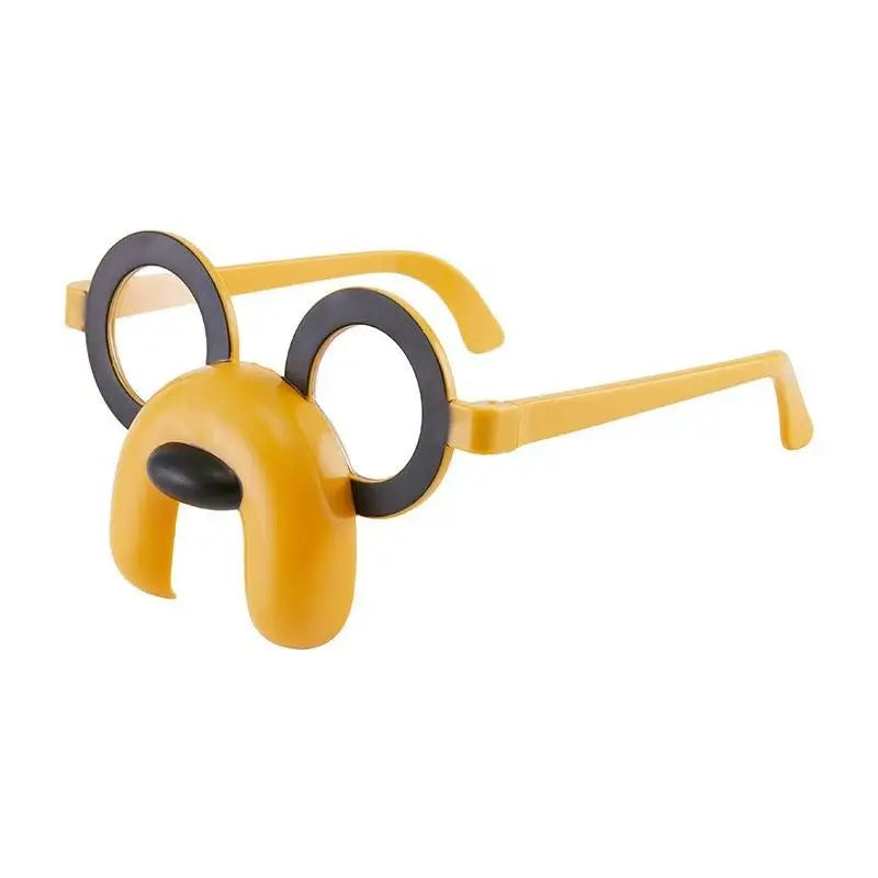 Puppy Ball Novelty Glasses – Funny Pet Costume Accessory Novelty Costume Glasses Qme Yellow