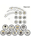 Graduation Party Sticker Labels – Candy & Food Decoration Party Sticker Labels Qme 10pcs 1600*900*700MM