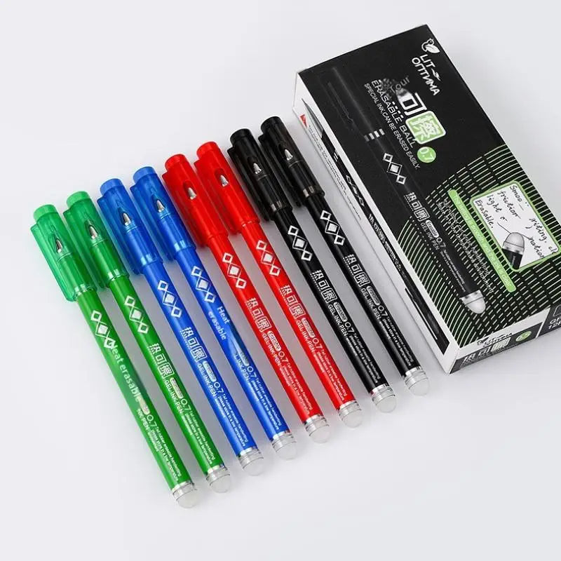 Heat Erasable Gel Pens 0.7mm | Colored Smooth Writing Pens Erasable Gel Pen Qme