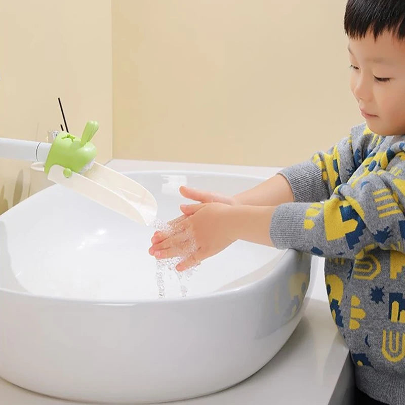 Rabbit Faucet Extender for Kids – Cartoon Tap Extension Faucet Extender Qst