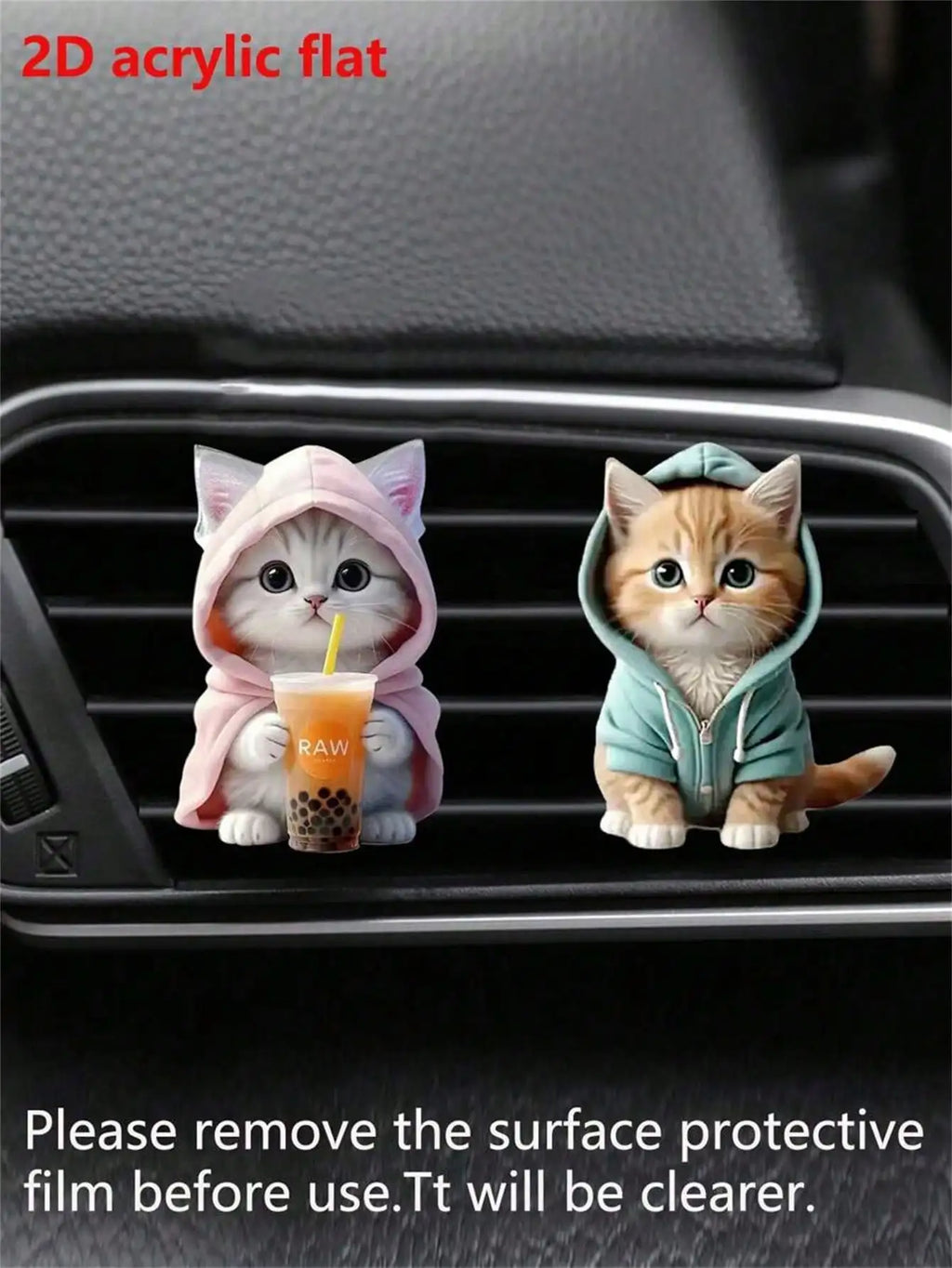 Cartoon Car Air Vent Fragrance Clip & AC Outlet Decor Car Vent Freshener Qme