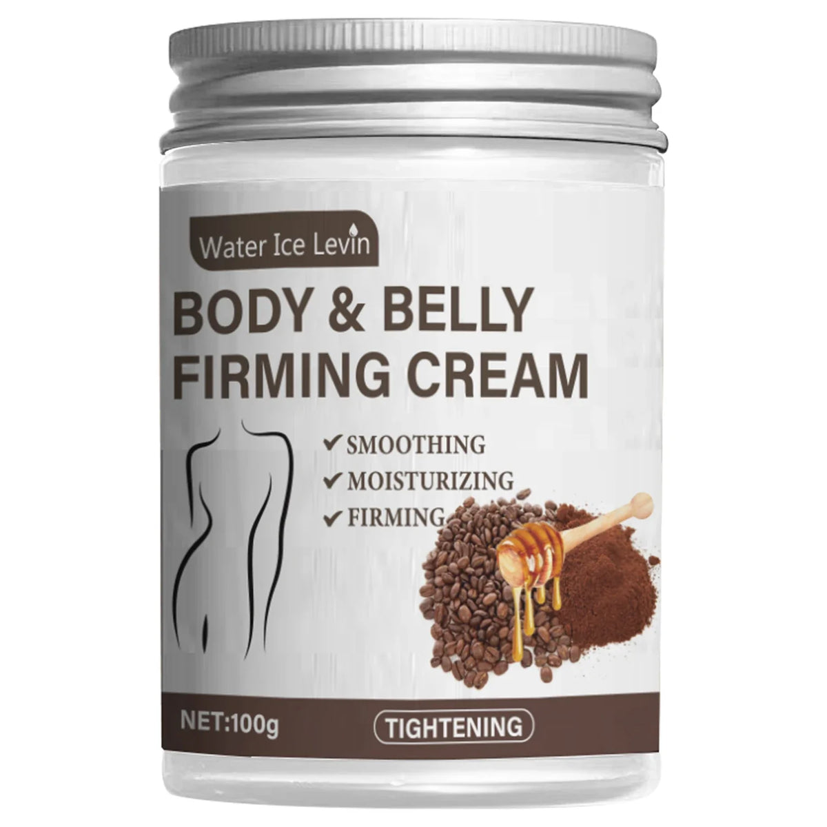 Caffeine Collagen Firming Cream – Coconut Oil & Vitamin E Body Firming Cream Qme One Bottle 100g