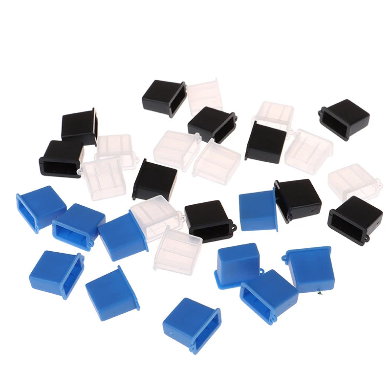 10 Pcs USB Type-A Male Dust Plug Caps – Rubber Port Covers USB Port Dust Cap Qst