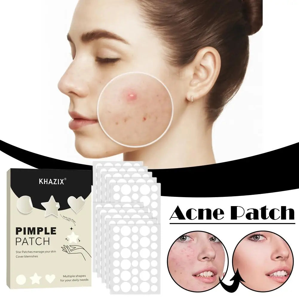 Circular Blemish Patches – 360 pcs, Transparent & Skin Tone Blemish Patches Qme