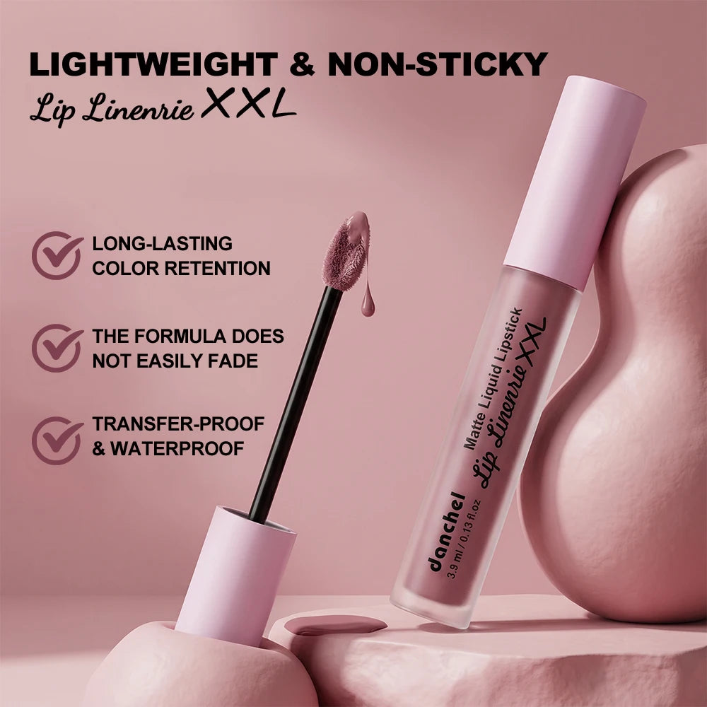 Matte Liquid Lip Gloss – 16H Wear, Transfer-Resistant & Non-Drying Matte Liquid Lipstick Qst