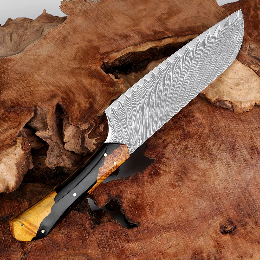 XITUO 67-Layer Damascus Steel Kitchen Knife Set – Ultra Sharp Kitchen Knife Set Qst
