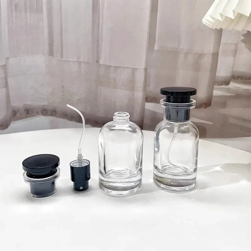 Glass Travel Perfume Spray Bottles – Set of 5 Portable Atomizers Travel Perfume Atomizer Qme