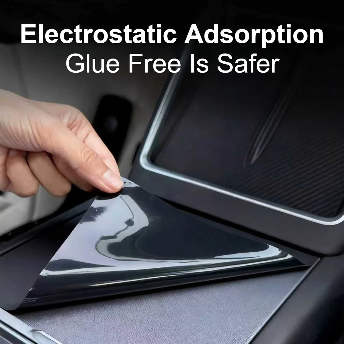 Tesla Model Y & Model 3 Central Console Anti-Scratch TPU Film Car Interior Protector Qme