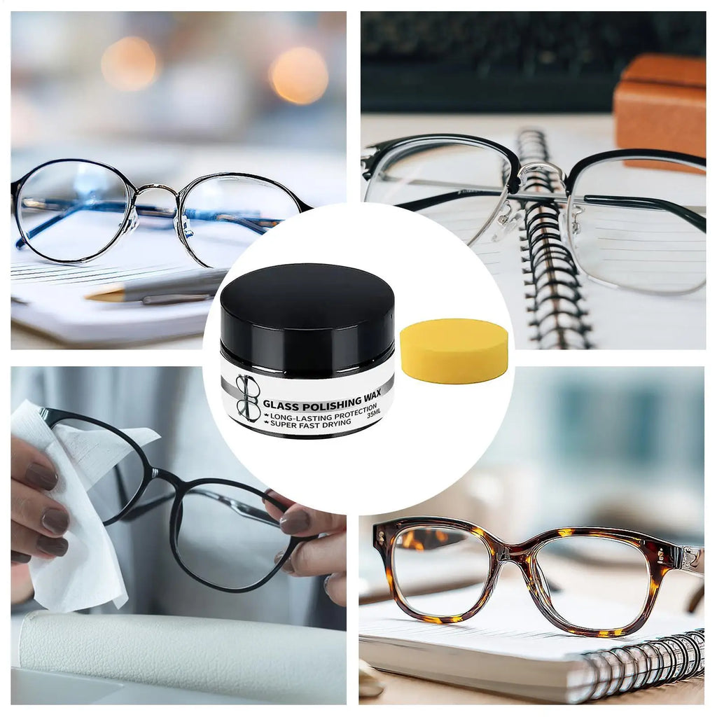 Eyeglass & Screen Scratch Remover Polish Kit | Multi-Surface Lens Polish Kit Qme