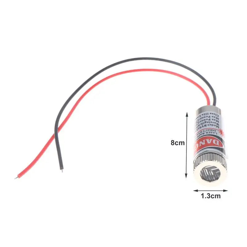 650nm 5mW Red Laser Diode Module – Point, Line & Cross 5V Laser Diode Module Qme